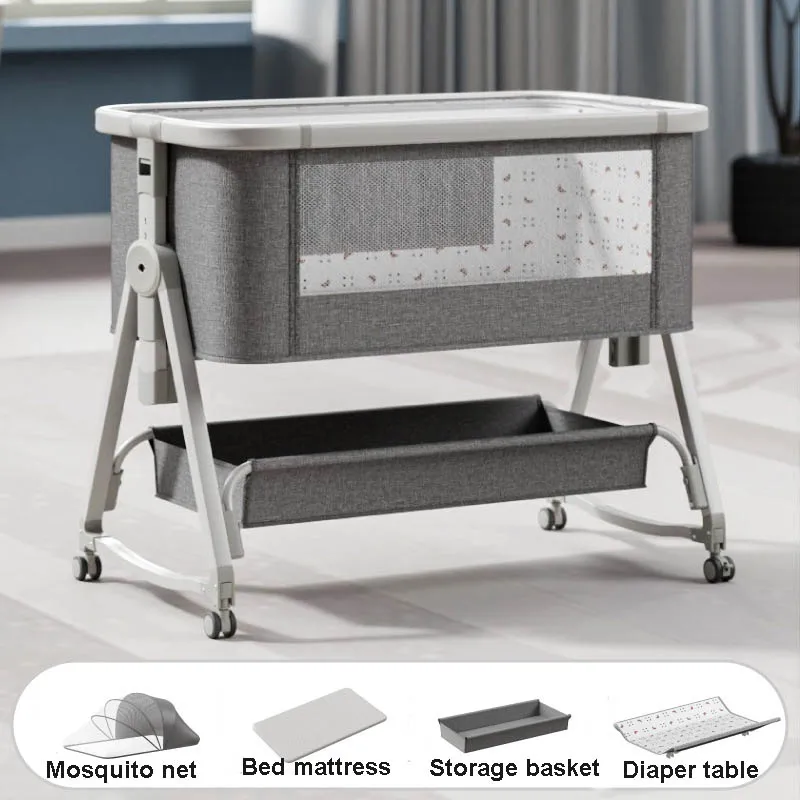 

Многофункциональное детское кресло-качели, регулируемая кроватка-люлька для малышей