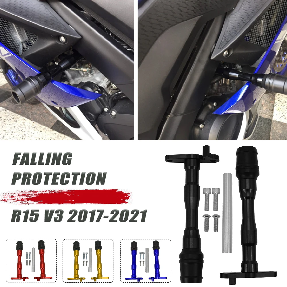 Motorcycle Falling Protection Frame Slider Fairing Guard Crash Pad Protector For YAMAHA YZF-R15 YZF R15 YZFR15 V3.0 V3 2017-2021