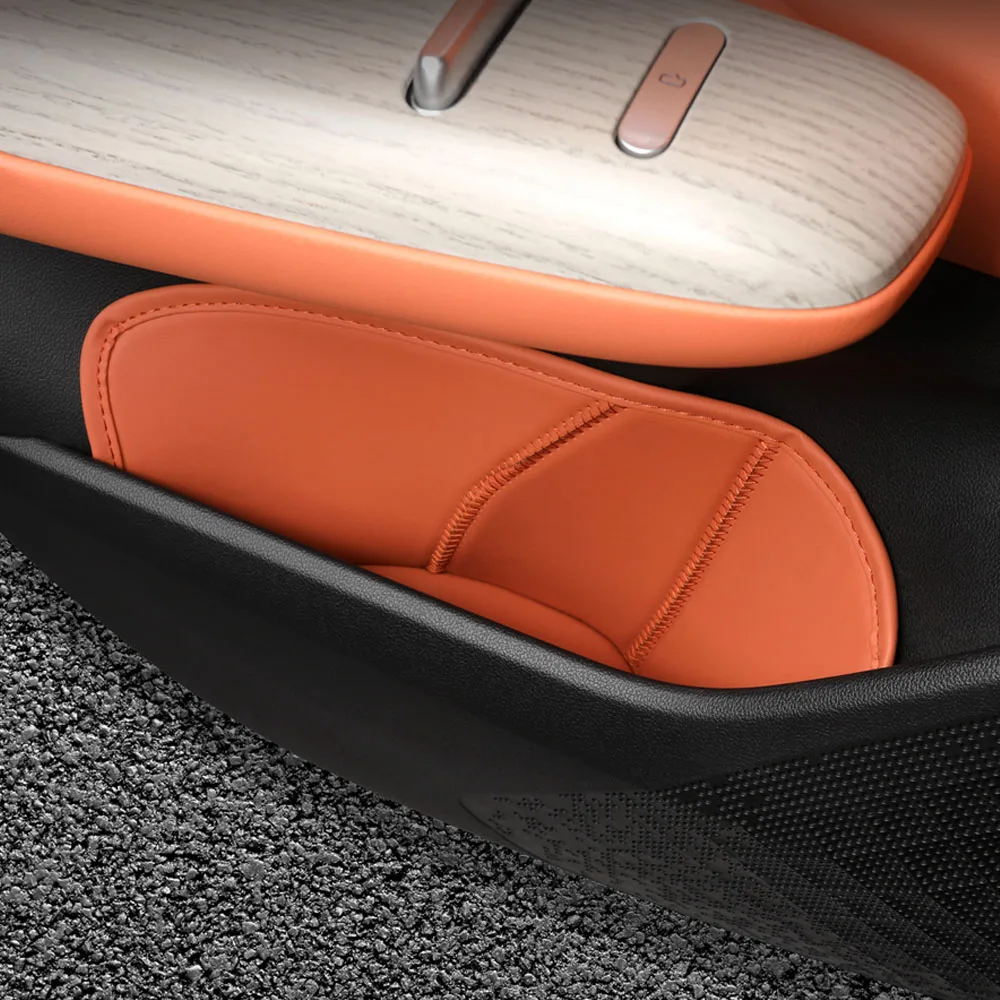 

4 шт. для Changan Deepal S7, дверной отсек для хранения автомобиля, модификация продукта, оригинальный цвет автомобиля, кожаная защитная накладка