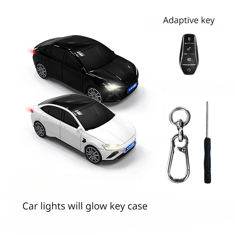 

For BYD SEAL Key Case Sealite Car Model Case Remote Control Protective Cover Key Chain Accessory Surprise Gift Car Decoration