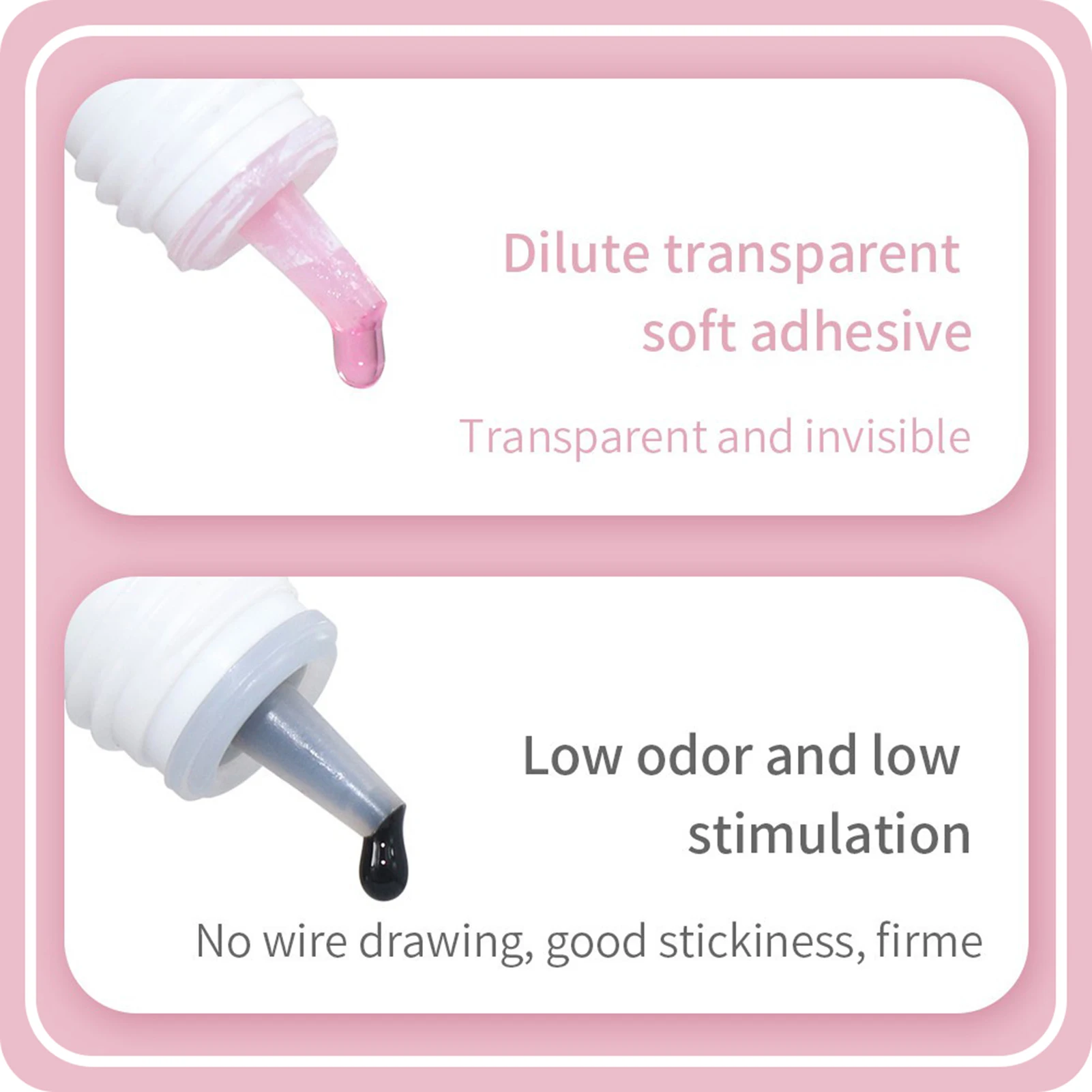 Pegamento para extensiones de pestañas, resistente al agua, de larga duración, para herramienta de maquillaje de salón de belleza para el hogar