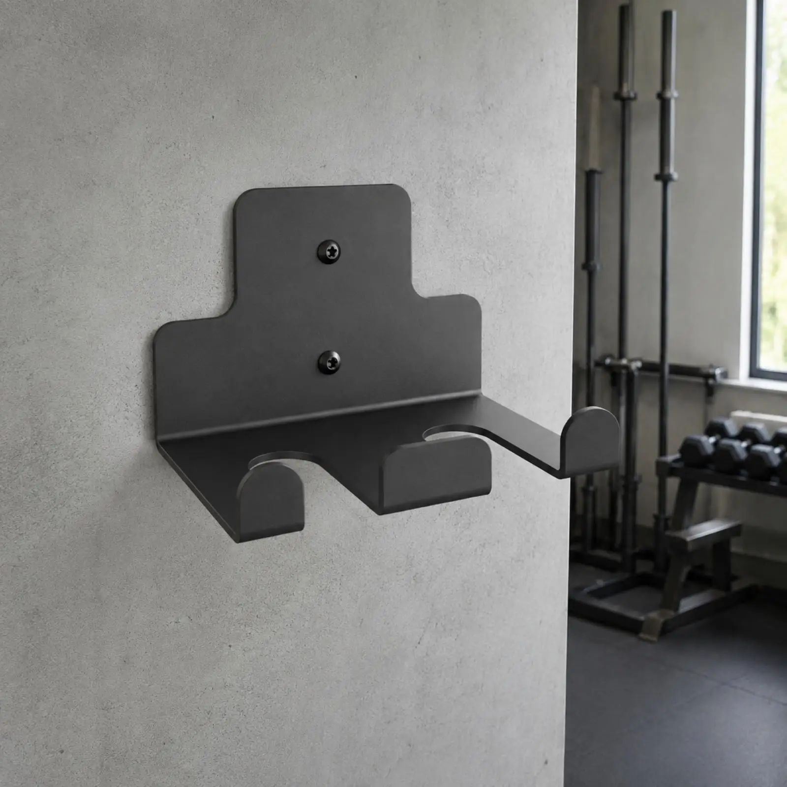 Storage Rack Home Gym Barbell Storage Rack with End for Workout Area Organization