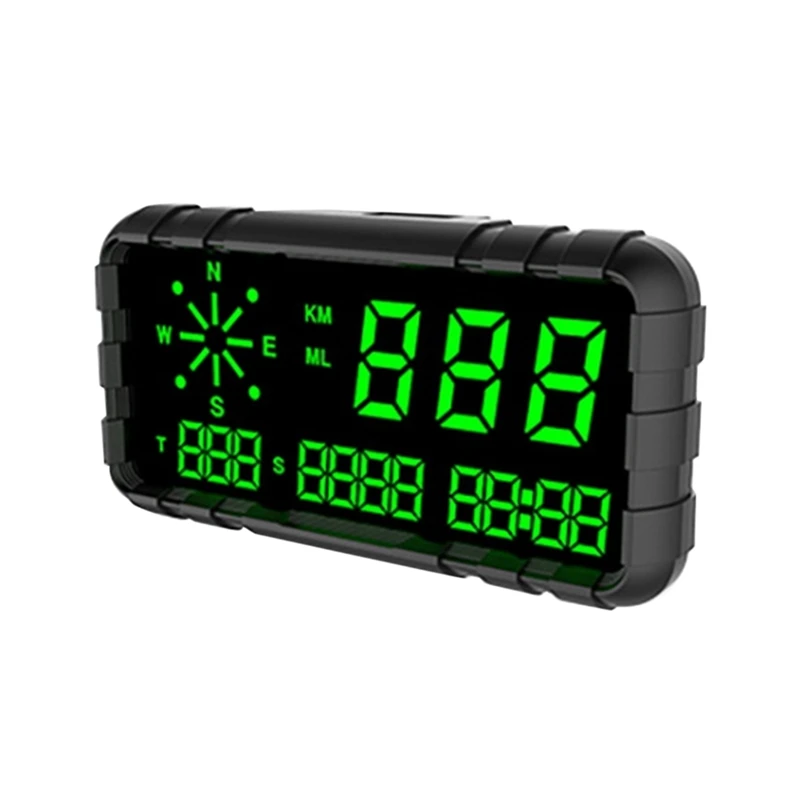 

C3012 HUD Speedometer Odometer Compass Head Up Display GPS Digital Display Big Fonts Universal For All Cars