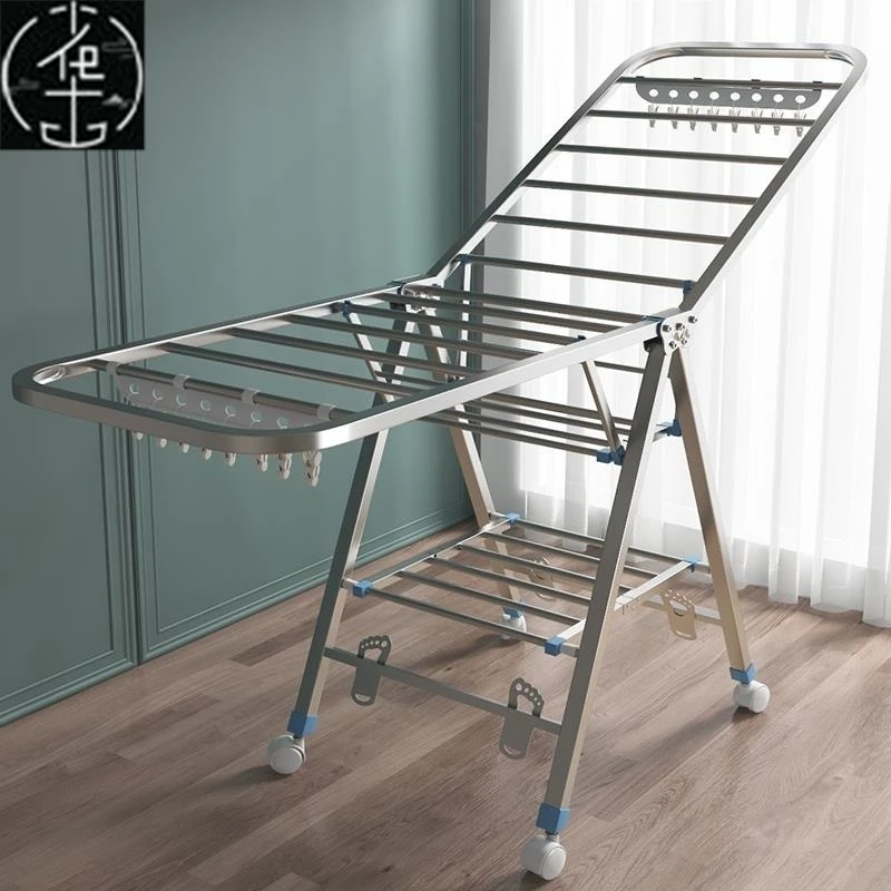 

Foldable Clothes Drng Ra Laundry Garment Dryer Hanger Rod Clothes s for Women's Dres Summer Season Other Material