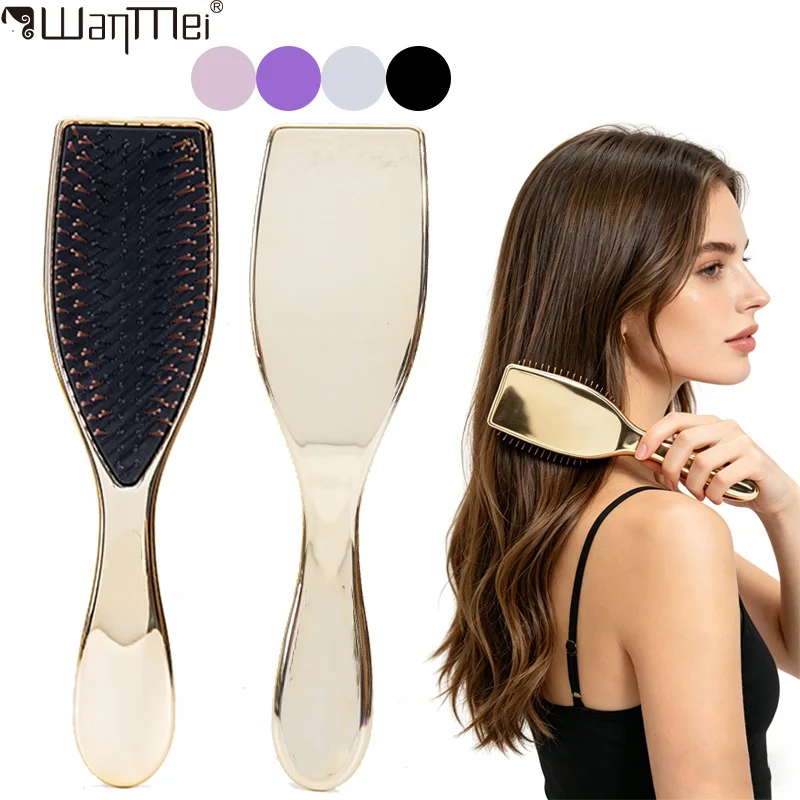 Hair Brush Anti-static Detangler Massage Comb for Women Men Soft Bristles Scalp Care Hairbrush for Wet Dry Hair