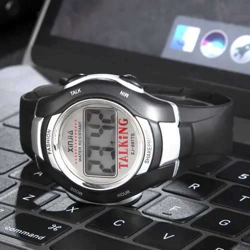 Imagen 2 del producto Nergo Reloj Parlante en Español para Ciegos, Niños, y Los Ancianos, Deportes Electrónicos Hablar Relojes Gatget Regalo