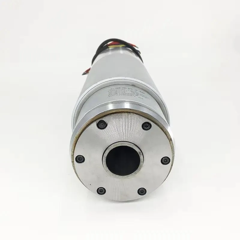 120mm OD BT30 Automatic Tool-Change Spindle, 7.5kW 24000RPM Water-Cooled Built-in Motor Spindle for CNC Milling