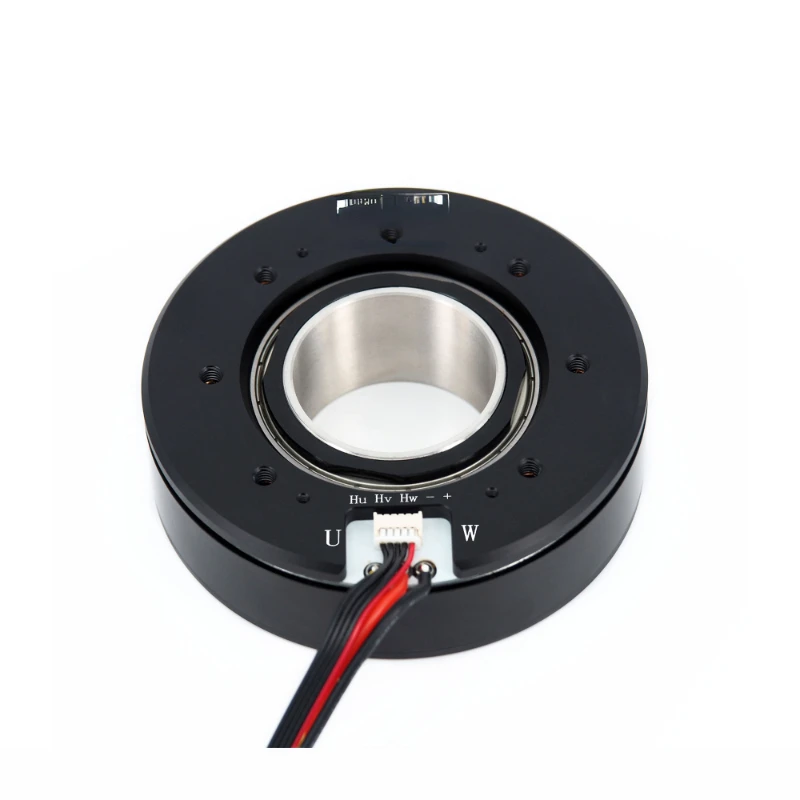 High quality   DCH-9026J dc high torque flat gimbal hollow shaft brushless 12v 24v motor with switch hall sensor