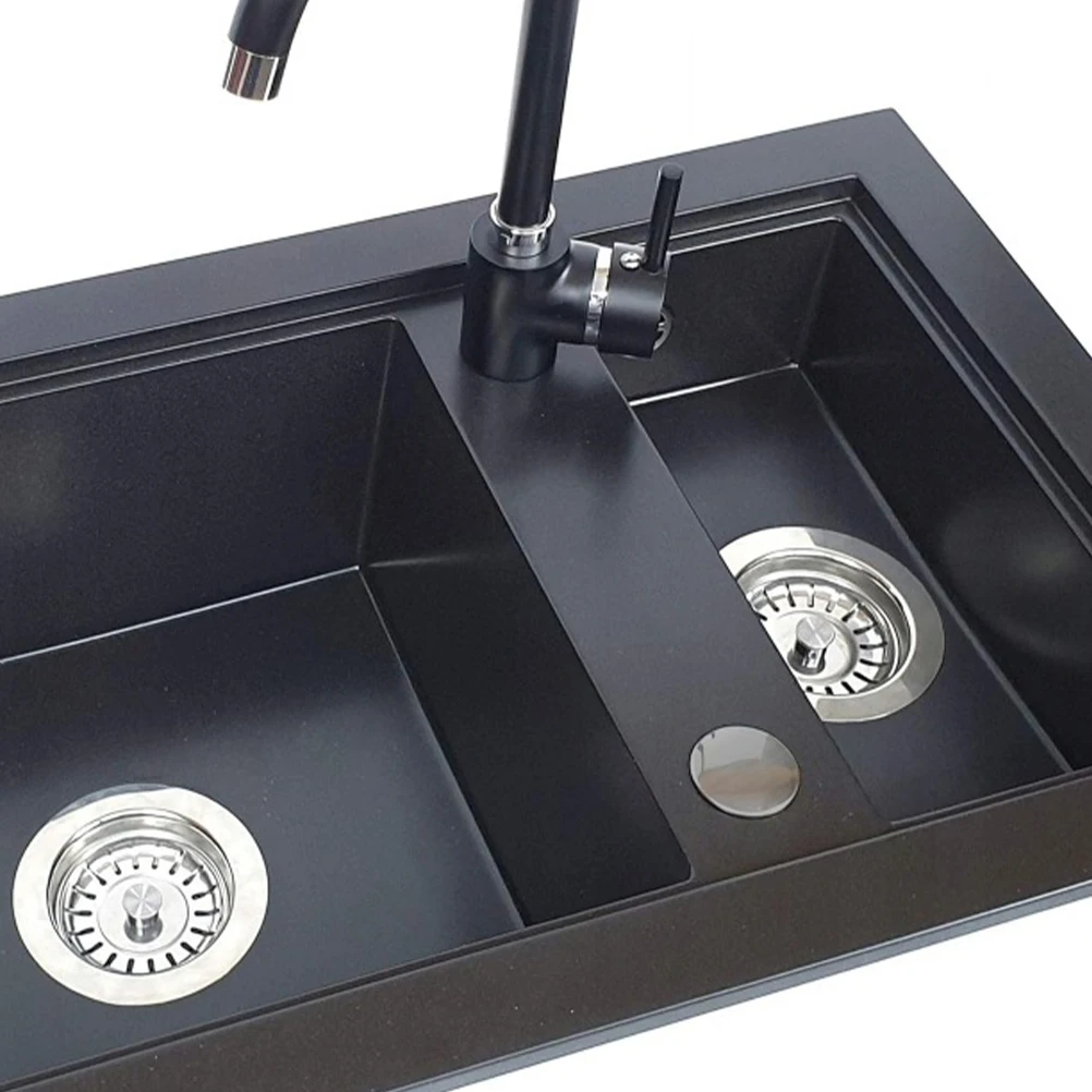 

6pcs Stainless Steel Sink Hole Covers For Kitchen Faucet Soap Dispenser Holes, Durable Countertop Filler Fit, Easy