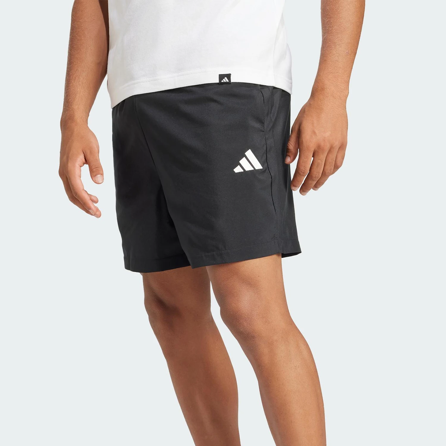 

Adidas genuine 2025 Men's Minimalist Lace-Up Loose Woven Shorts JF1117
