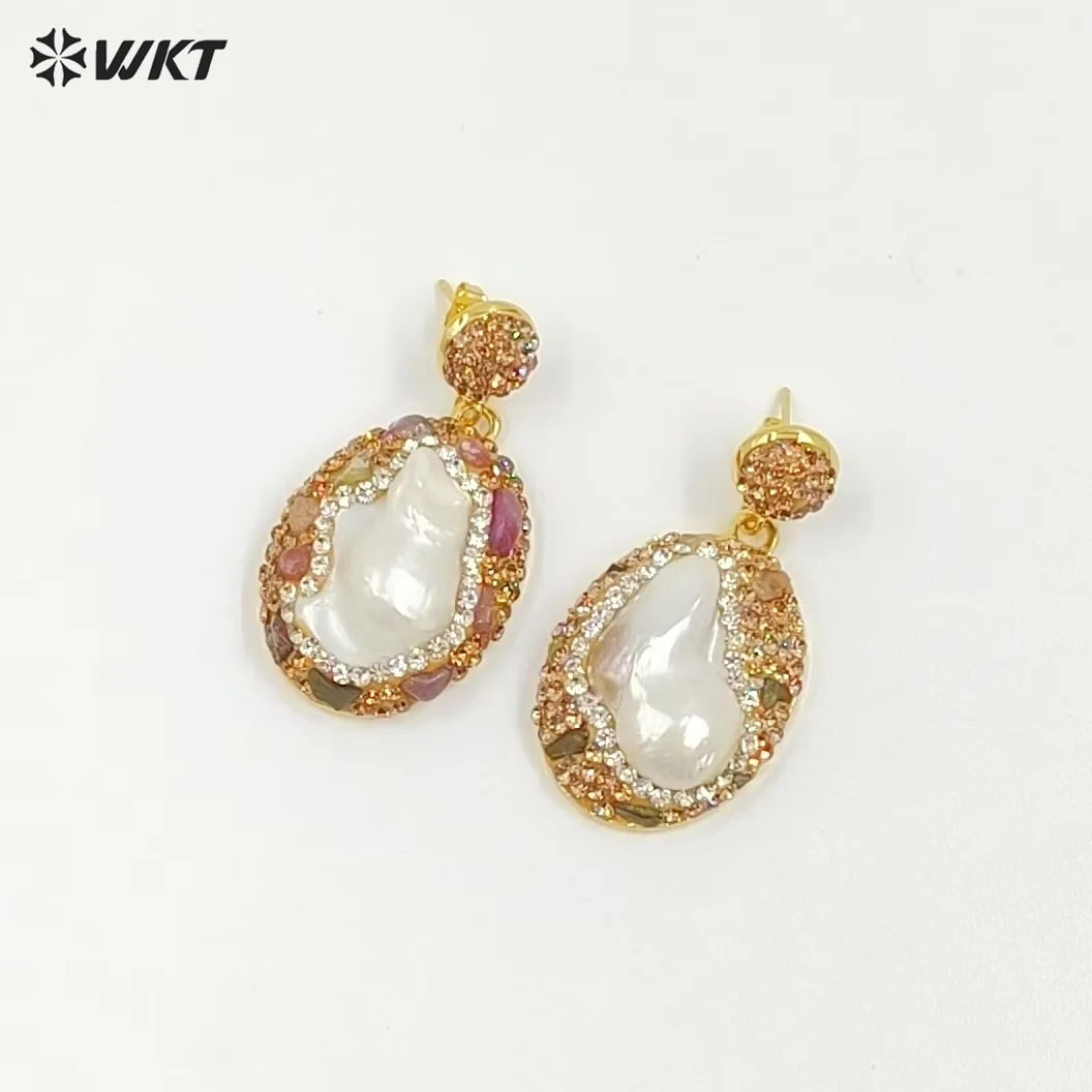 ​ST079 New Coming Tourmaline  Natural Freshwater Pearl Fashion Necklace Earring Bracelet For Women Jewelry Sets