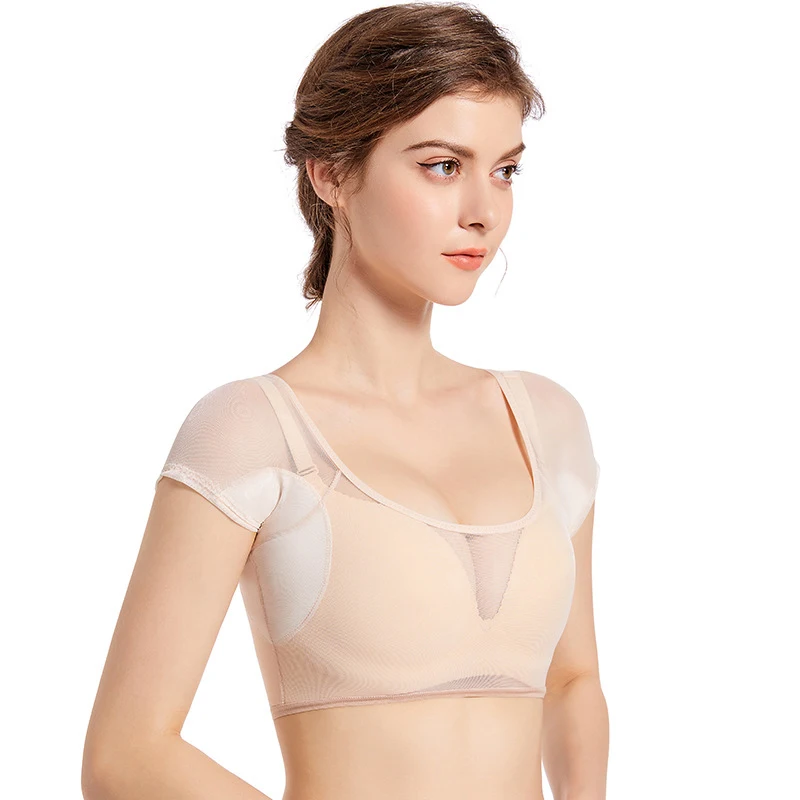 تي شيرت شكل منصات العرق قابل للغسل تحت الإبط منصات عرق الإبط قابلة لإعادة الاستخدام العطور امتصاص الحرس درع مزيل العرق للنساء