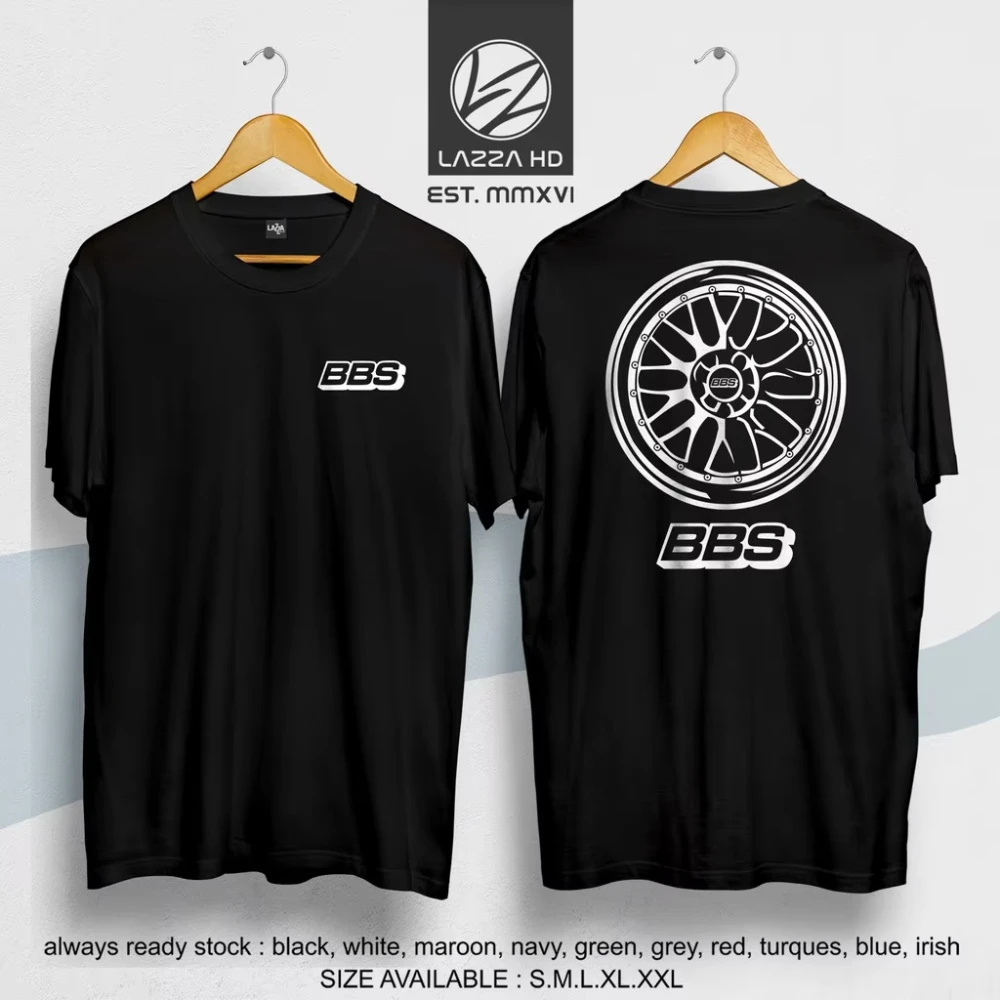 2026 Alloy Wheel Double Sided Print T-shirt JDM Racing Short Sleeve Cotton Tees Family Oversized Casual Shirts Men Women Kids