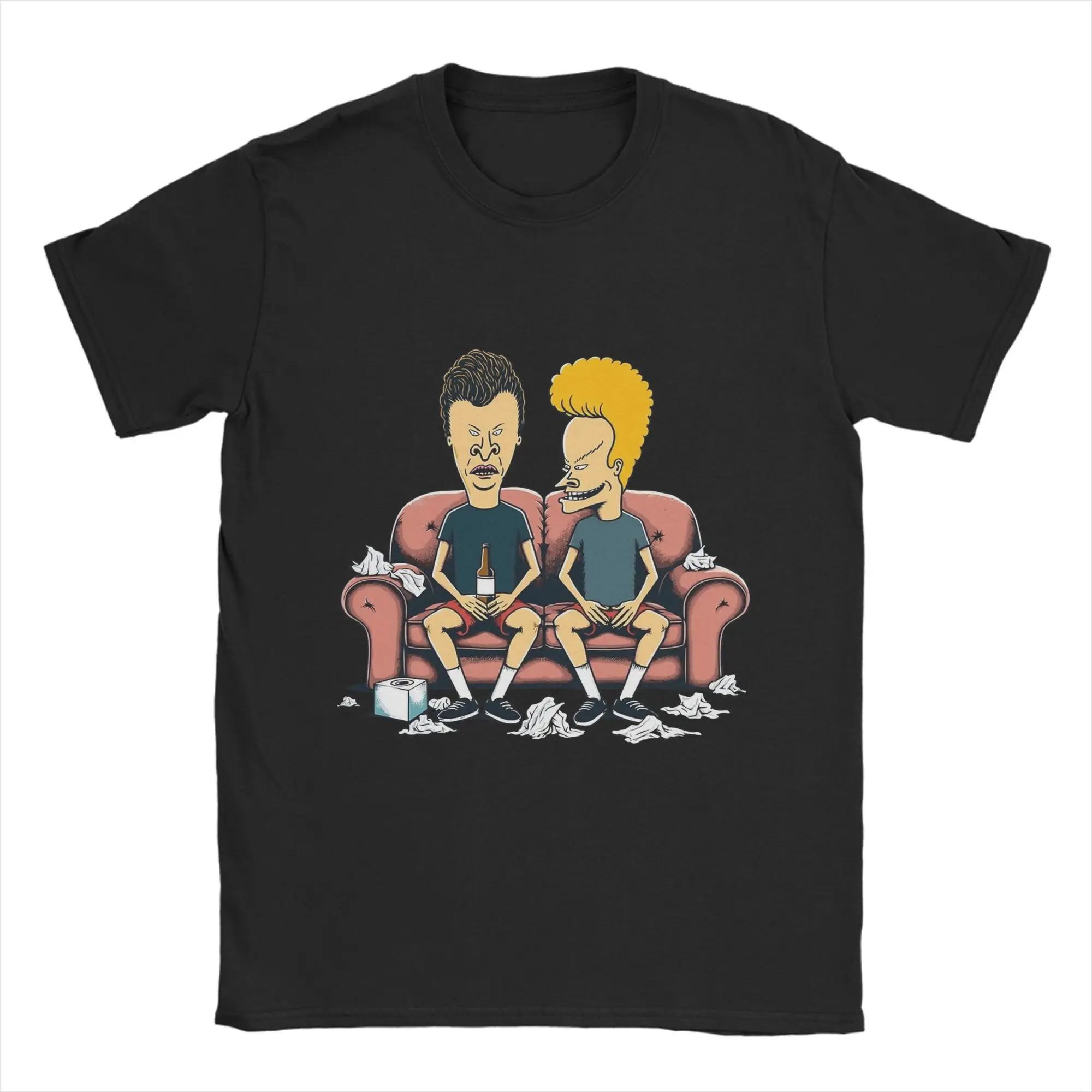 

Beavis and Butt Head T Shirt Summer 100% Cotton T Shirts For Man Leisure Casual Tshirt Short Sleeve Vintage Tees