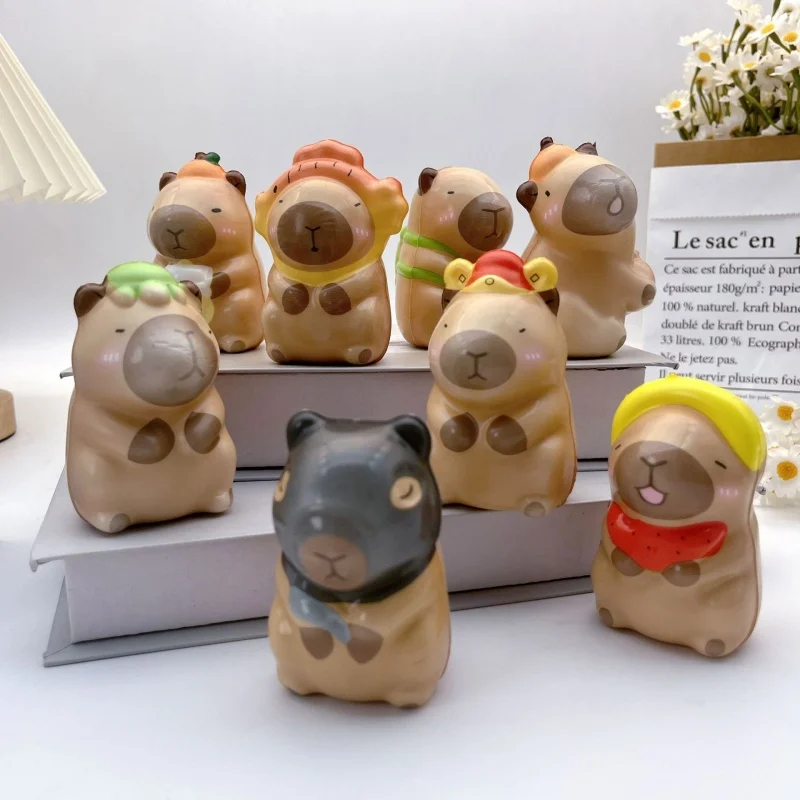 

Kinds Of Capybara Slow Rebound Squishy Toys Cute And Endearing Cartoon Figurines Party Favors for Birthday Hallowmas Xmas Gifts