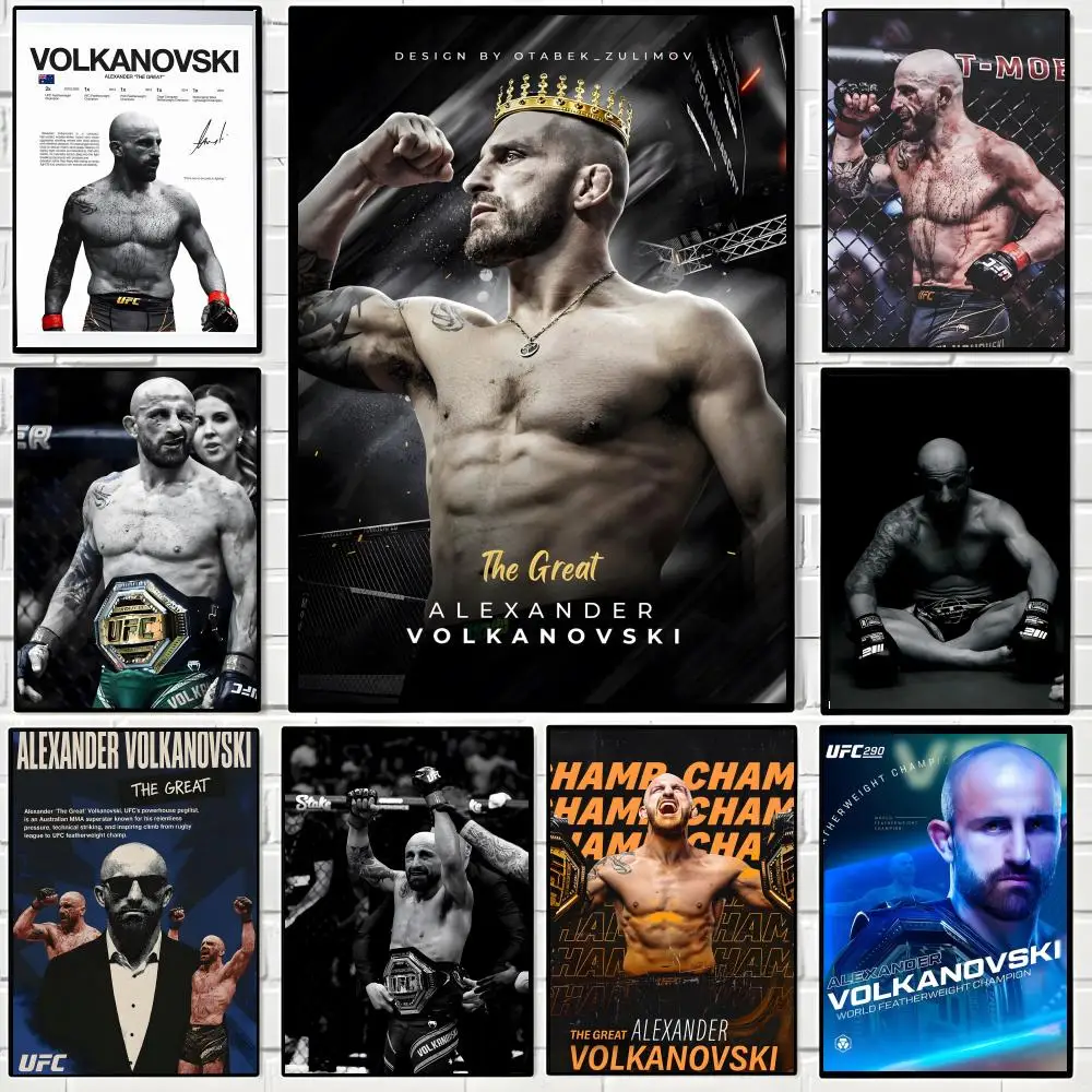 A-Alexander Volkanovski Poster High-quality vintage prints & posters for home, bar, cafe, aesthetic wall art.