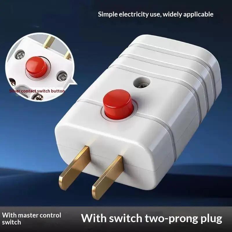2026 NEW Home Repair Industrial Maintenance Part Assorted Rewireable Electrical Plugs Heat Resistant Shell Durable Copper Pins