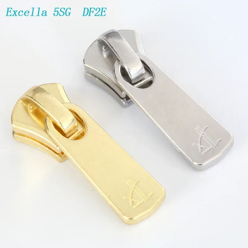 Japan YKK Excella No.5 Metal Unlocking Puller Pull Lock DF2E Zipper Accessories Leather Special