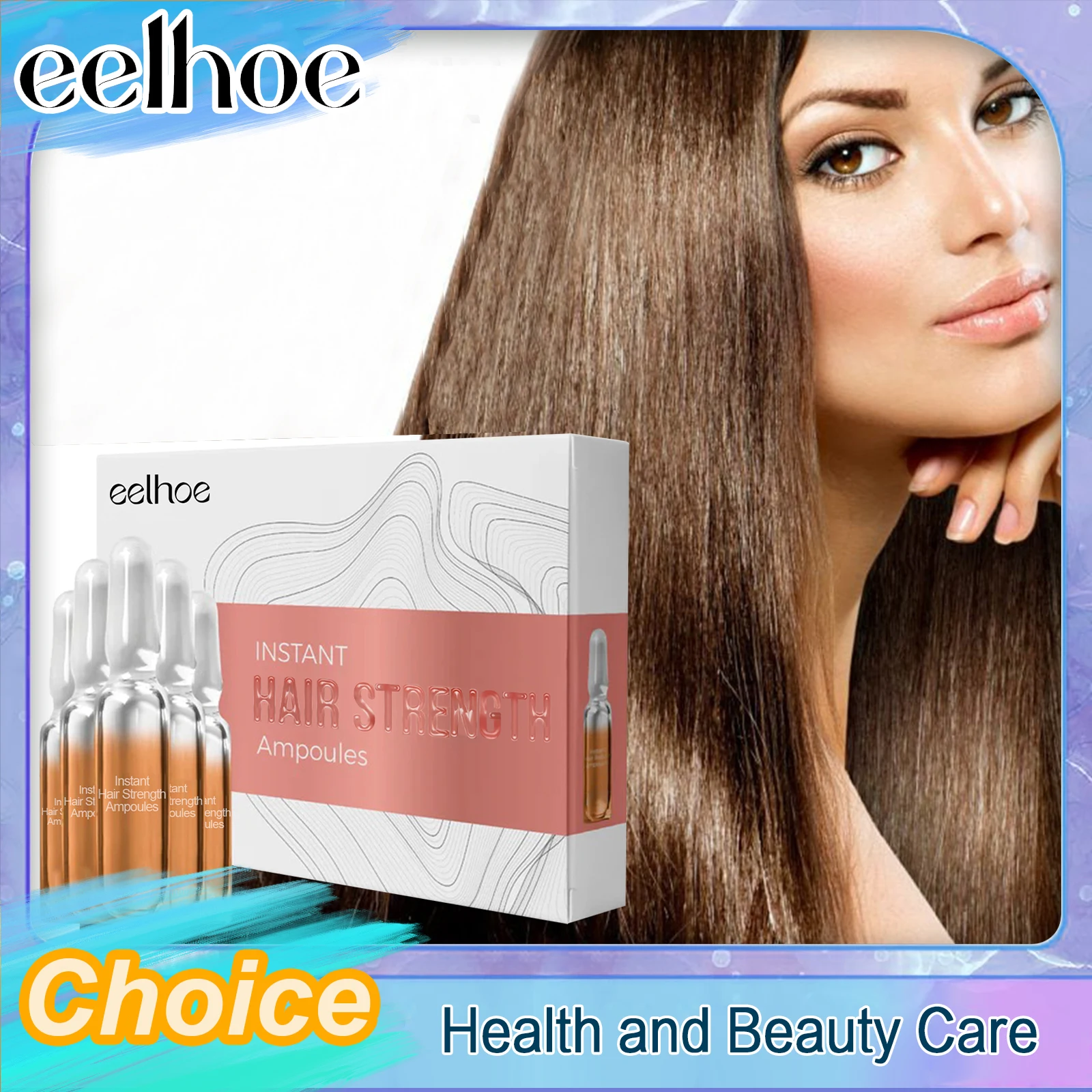

Eelhoe Hair Care Ampoule Thick And Strong Hair Care Nutrient Smooth Repair Scalp Hair Root Massage Nourish Brighten Your Hair