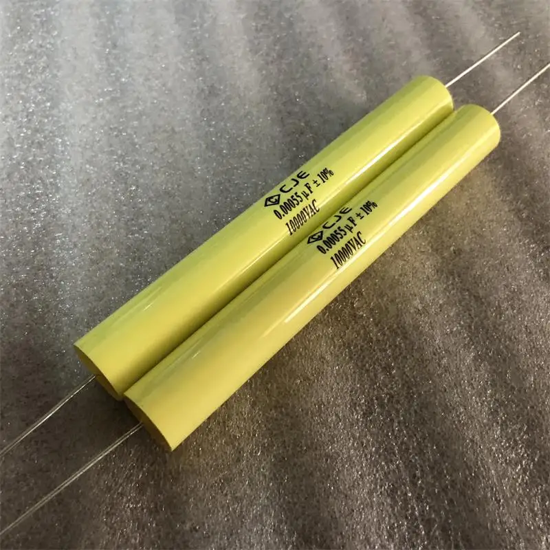 

1PCS CJE 0.00055UF 550PF 10000VAC Thick Copper Foot High Voltage Absorption Film Capacitor