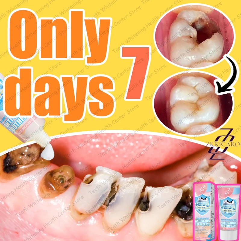 

Repair tooth decay and clean teeth to eliminate black spots