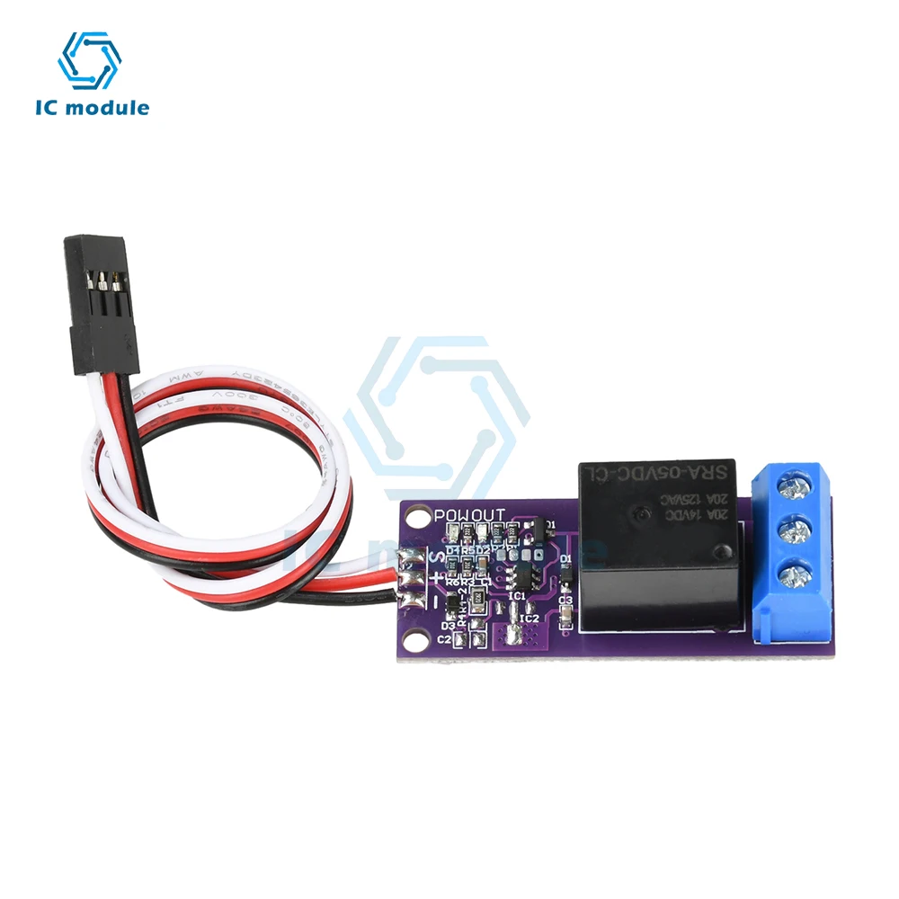 Universal RC Model Relay Switch Wide Voltage Range 5-12V PWM Switching Flight Light Controller Universal Switch