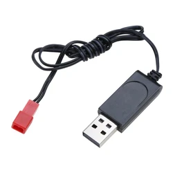 3.7v 500mA bateria USB ładowarka USB zestaw wtyczek żeńskich JST Red do zabawki elektryczne R/C helikopter samolot ładowarka