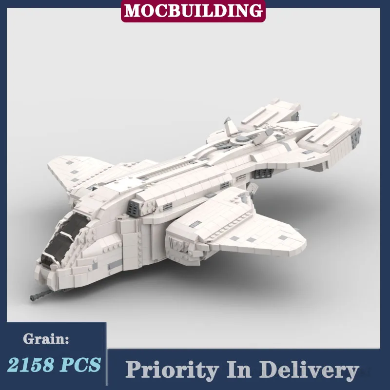 MOC City Aircraft Model Building Block Assembly Transport Vehicle Collection Series Toy Gifts