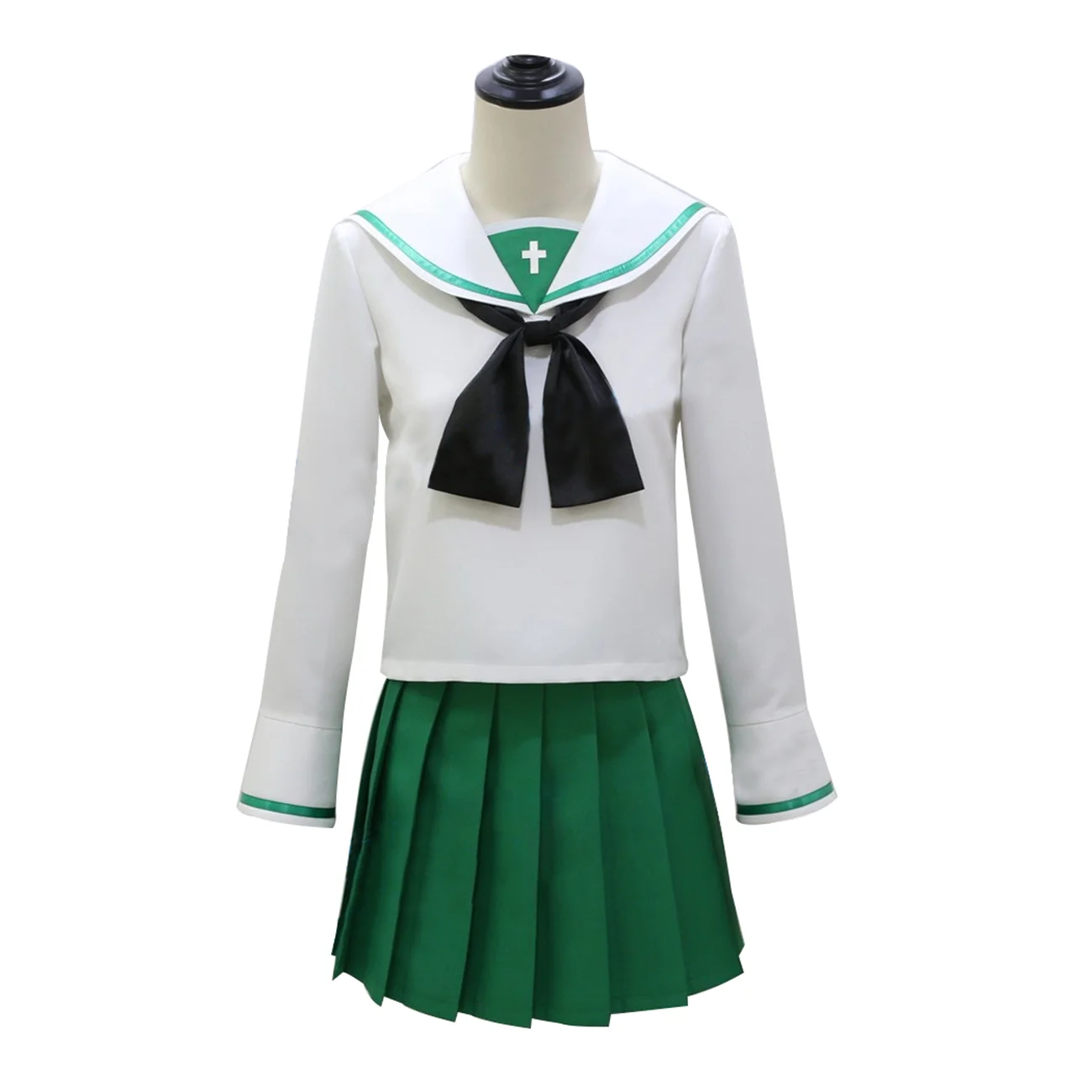 Hemixush Anime Girls Und Panzer Cosplay Nishizumi Miho Costume Full Set JK Uniform