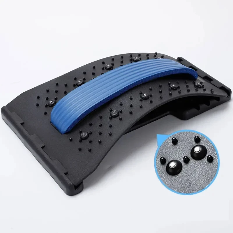 

Multi-Level Back & Neck Stretcher - Adjustable Lumbar Support for Deep Stretch, Yoga-like Flexibility