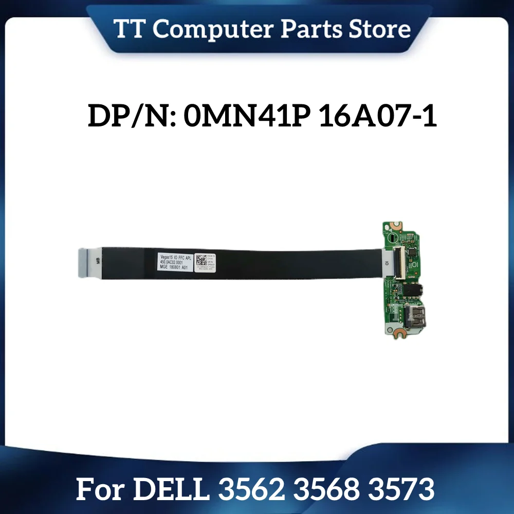 TT New Original For DELL 3562 3568 3573 Input Output IO USB Audio Card Reader Board Cable 0MN41P MN41P CN-0MN41P 16A07-1