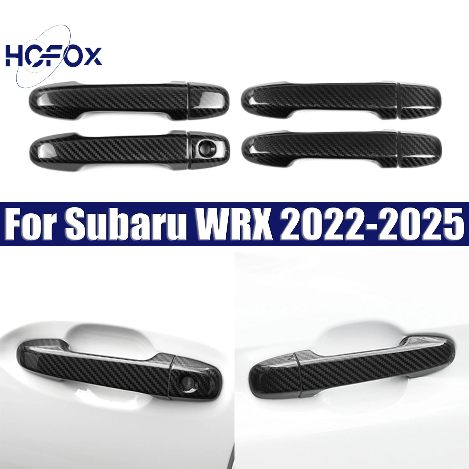 For Subaru WRX 2022-2025 BRZ 2022-2025 Car Style Outer Door Handle Shell Scratch Resistant Cover Protector Decoration Accessorie