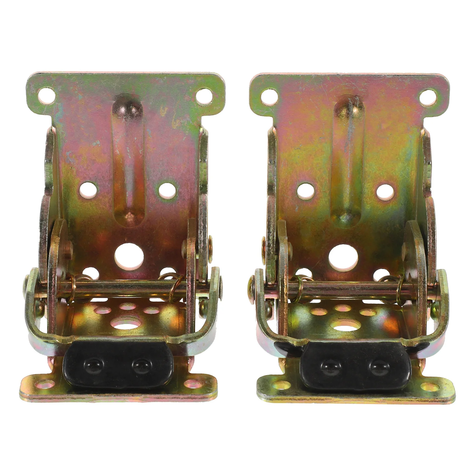 

2Pcs Heavy Duty Self Locking Table Hinges 90 Degree Folding Hinges for Furniture Legs Foldable Brackets Desk Bed Garage Use