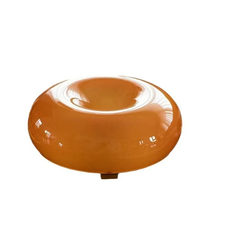 

Internet celebrity medieval ins wind doughnut bedroom touch orange bedside lamp