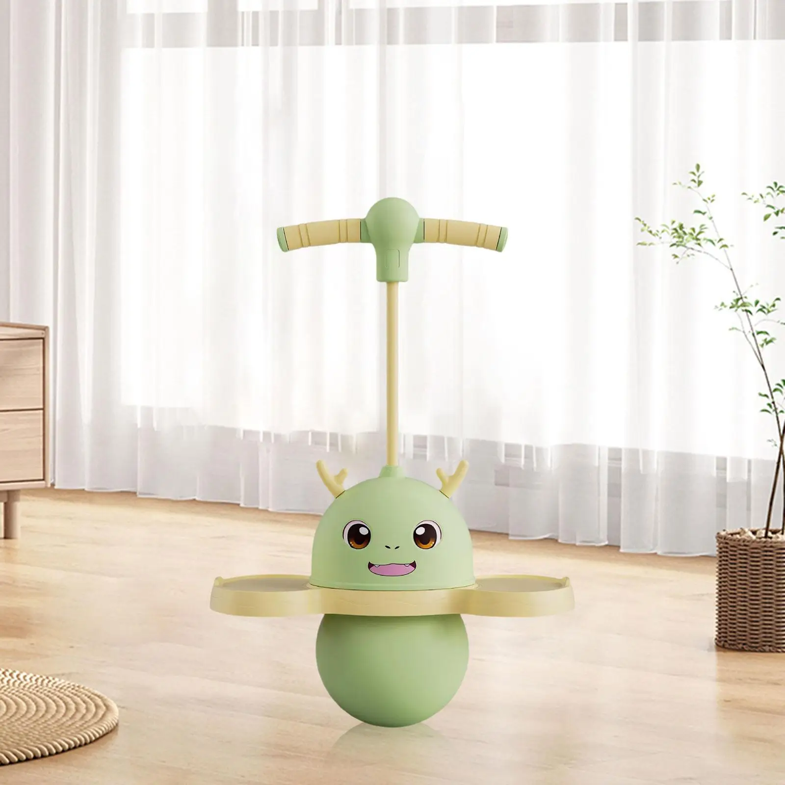 

Pogo шар с ручкой с сильным захватом Pogo Stick прыжок для упражнений дома и улицы