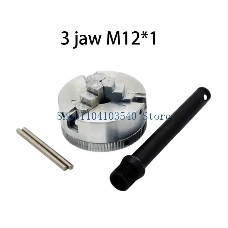 02DC Replacement Connecting Rod for Mini Machine Tool Equipment, Threaded Metal Chuck Linkage for Assembly, Adjustment, and