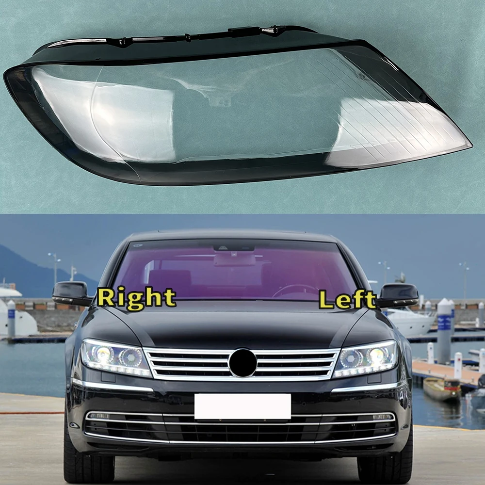 For Volkswagen VW Phaeton 2011 2012 2013 2014 2015 Headlight Cover Lamp Shade Transparent Lampshade Headlamp Shell Lens