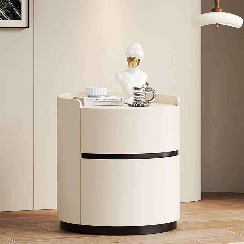 

Modern Luxury Bedside Tables Aesthetic Unique Italian Style Night Table Design Trendy Simple Mesa De Noche Home Furniture