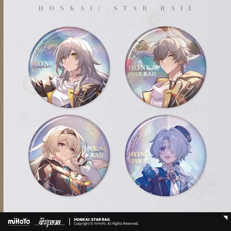 

Официальный значок miHoYo Honkai: StarRail Star Iron Land Series Makplate, оригинальные аксессуары для игр в стиле аниме