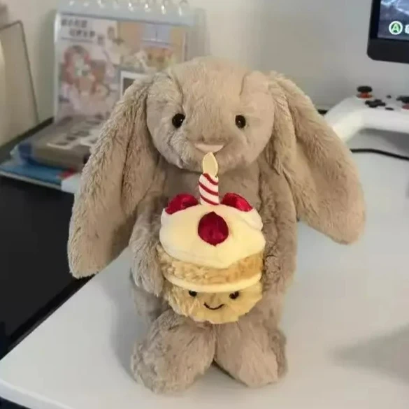 Cake Rabbit, Floral Rabbit, Leopard Rabbit, Brown Rabbit, Birthday Series (Strawberry Cake, Carrot Cake), Monkey, Bathrobe Bear view 2