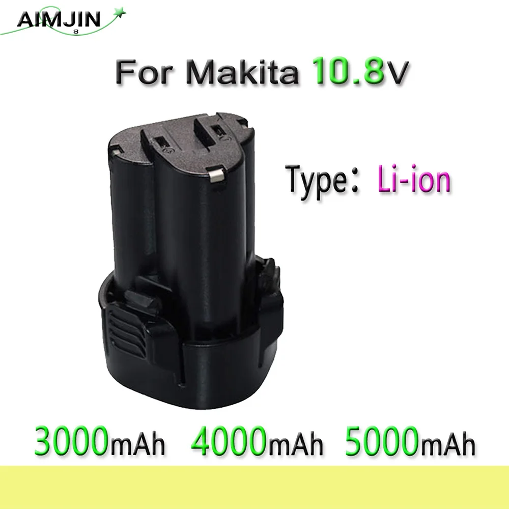 

10.8V 3000/4000/5000mAh rechargeable Lithium-ion Battery Suitable For Makita BL1013TD090D TD090DW DF030D LCT203W BL1014 L50 Elec