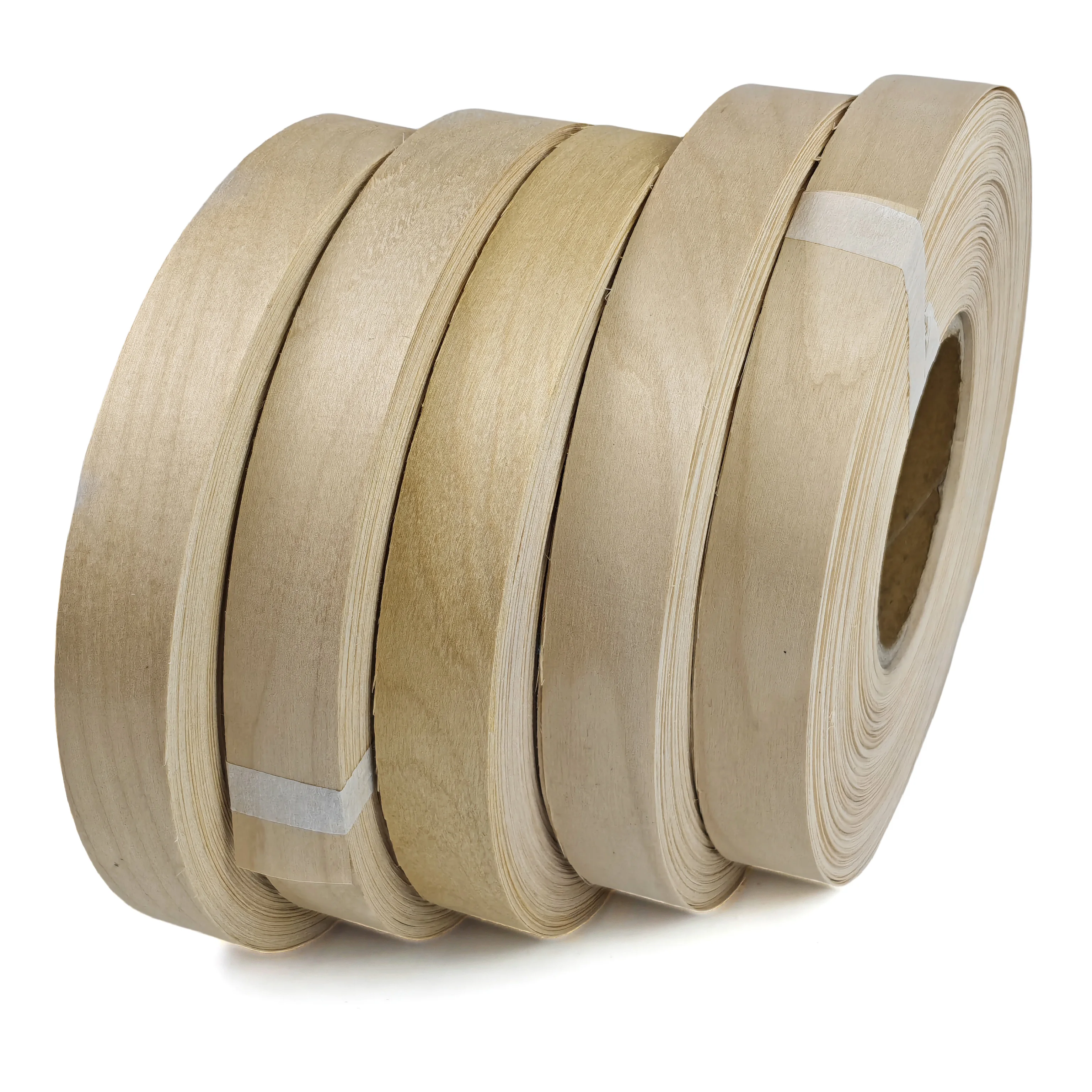 

50 meters Natural Birch Wood Veneer Edge Banding for Furniture, Cabinets, Doors, Windows, DIY Wood Projects & Architectural Deco