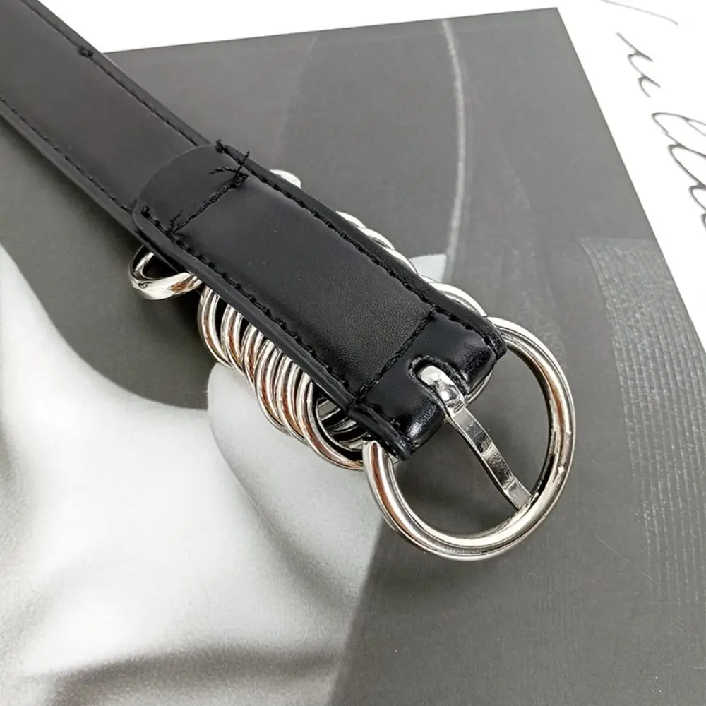 Luxury Design Genuine Leather Belt Trendy Brand Punk Cowhide Jeans Belts High-end Versatile Business Denim Belt For Women