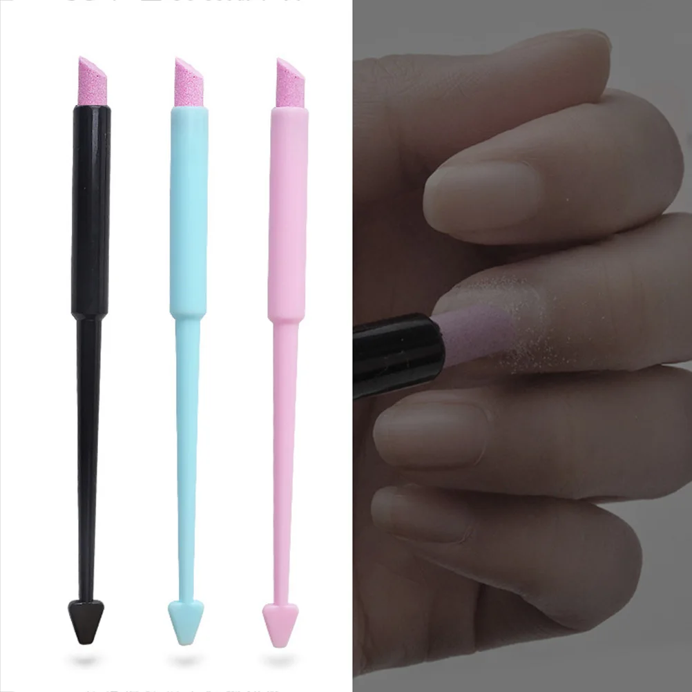 

6pcs Nail Art Tool Sanding File Scrub Stick Buffer Exfoliating Pink Women Premium Material Durable Practical Long Use Salon