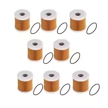 

8Pcs Fuel Filter Element Water Separator Assembly UF10K Outboard Motor Boat Engine For Honda Yamaha Suzuki Mercury