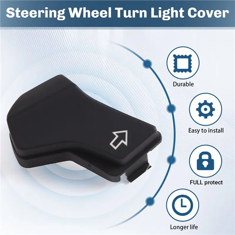A48P-For Ferrari 458 488 Steering Wheel Turn Light Cover Signal Lamp Switch Cover Part Numbers 255429PP 255430PP