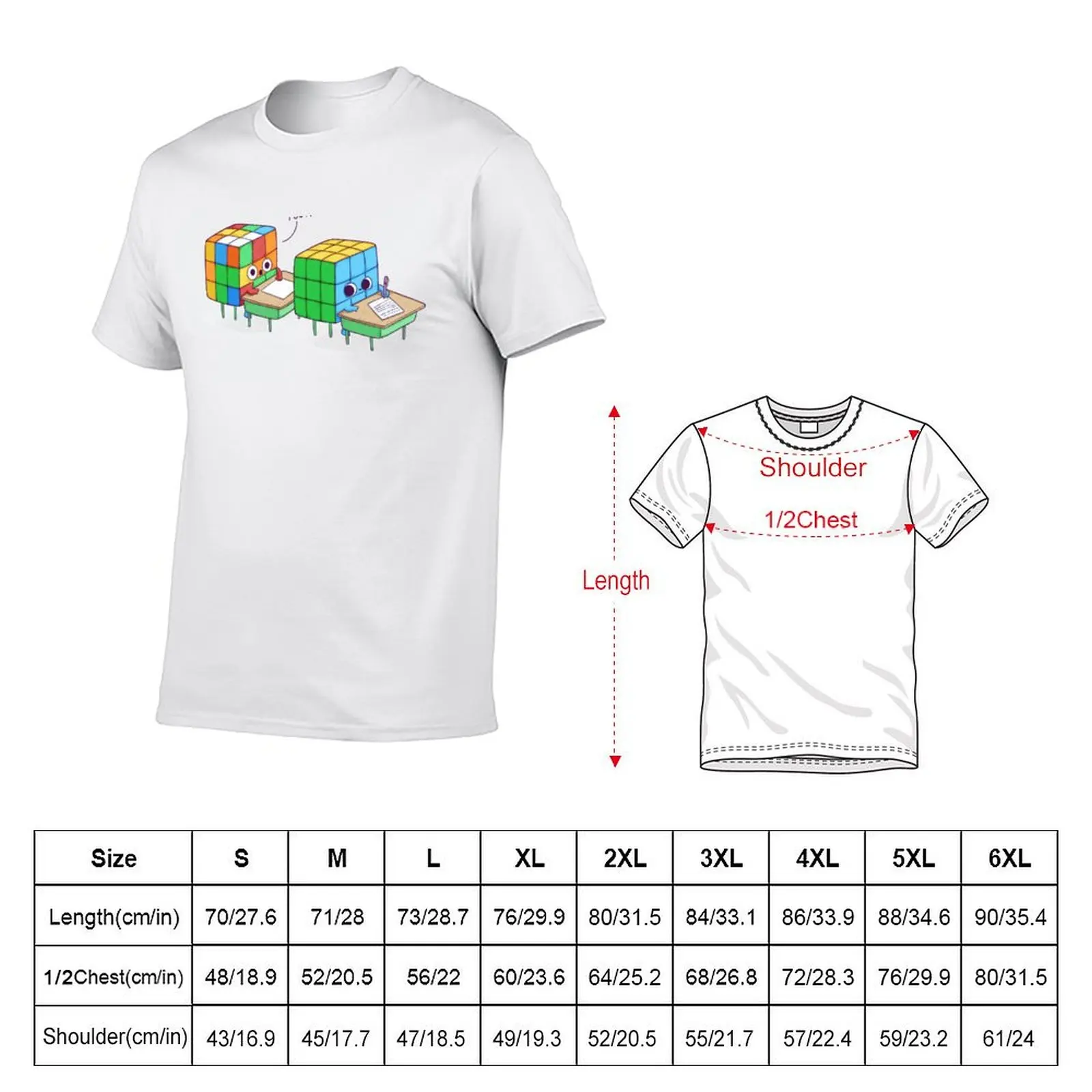 Puzzled Test T-Shirt printed t shirts for man t shirts for man pack cotton T-Shirt