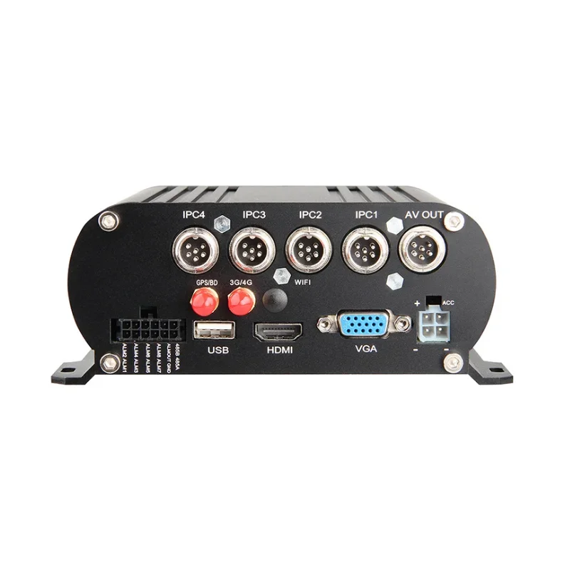 4channel 1080P car NVR support 4G+GPS, support HDD recording