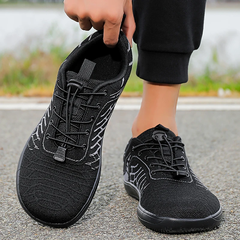 

2026 New Unisex Wider Shoes Breathable Mesh Men Barefoot Wide-toed Shoes Flats Soft Zero Drop Sole Wider Toe Sneakes Large Size