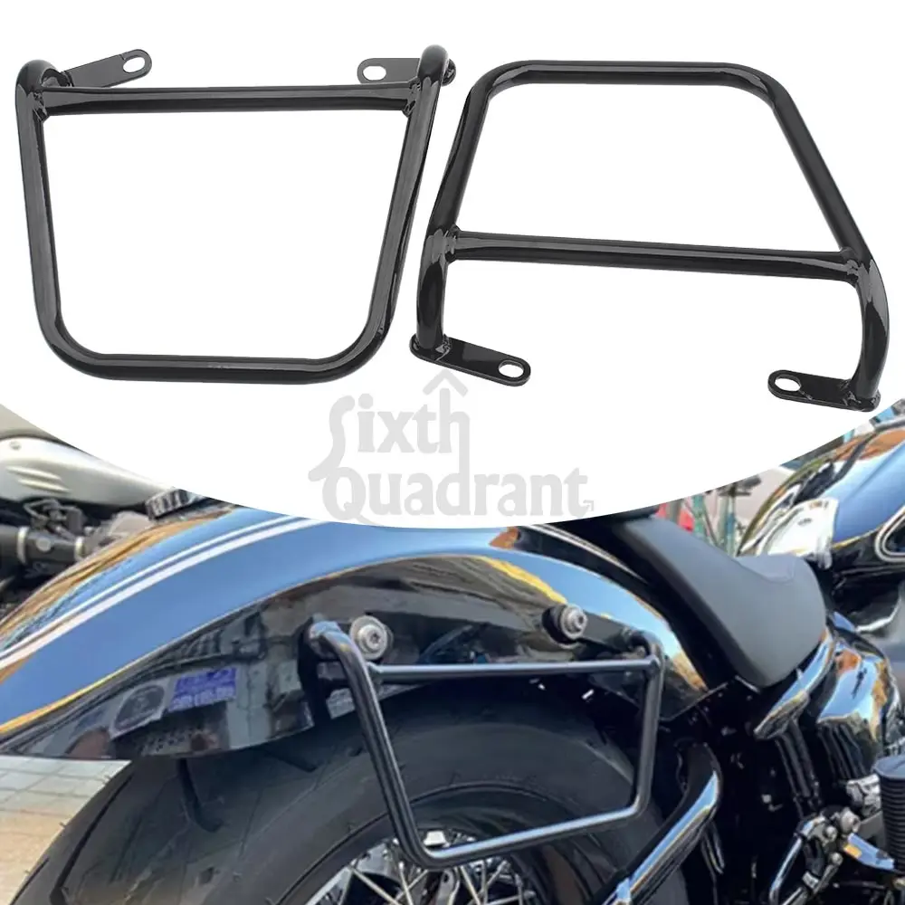 

Motorcycle Saddle Bag Rail Bracket Saddlebag Luggage Rack Side Bag Frame For BMW R18 Classic 100Years Roctane R18B 2020-2024